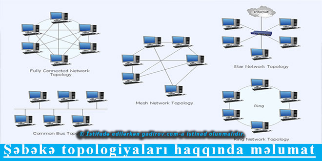 Şəbəkə topologiyaları haqqında məlumat