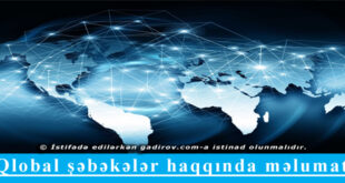 Qlobal şəbəkələr haqqında məlumat