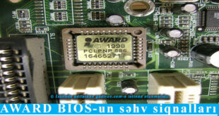 AWARD BIOS-un səhv siqnalları