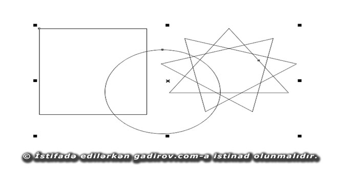 Corel Draw X6 proqramında obyektin seçilməsi