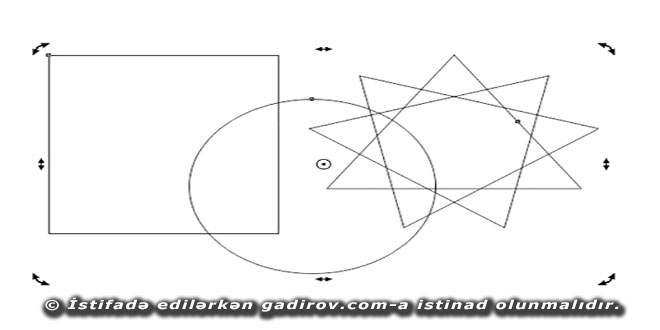 Corel Draw X6 proqramında obyektin seçilməsi