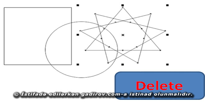 Corel Draw X6 proqramında obyektin seçilməsi