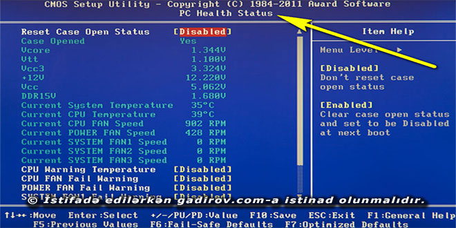 BIOS nizamları haqqında