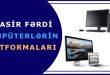 Müasir fərdi kompüterlərin platformaları
