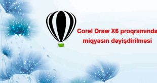 Corel Draw proqramında miqyasın dəyişdirilməsi