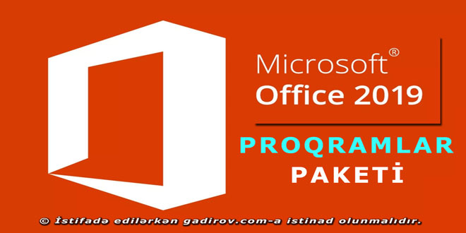 Ms Office proqramlar paketi