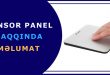 Sensor panel haqqında məlumat