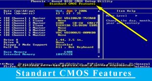 Standart CMOS Setup
