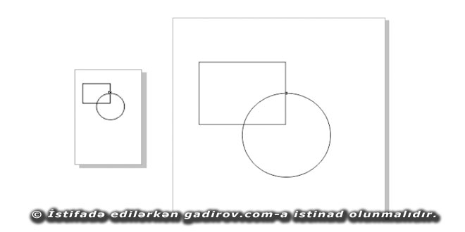 Corel Draw proqramında miqyasın dəyişdirilməsi