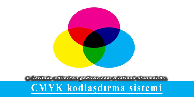 CMYK kodlaşdırma sistemi