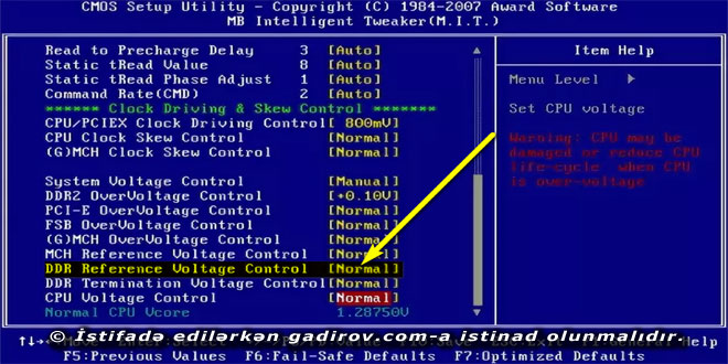 Advanced Chipset Features