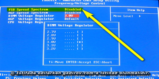 Advanced Chipset Features