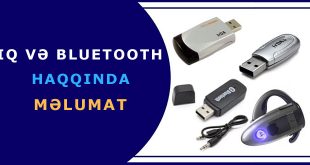 İnfraqırmızı port və bluetooth haqqında məlumat