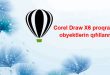 Corel Draw proqramında obyektlərin qıfıllanması