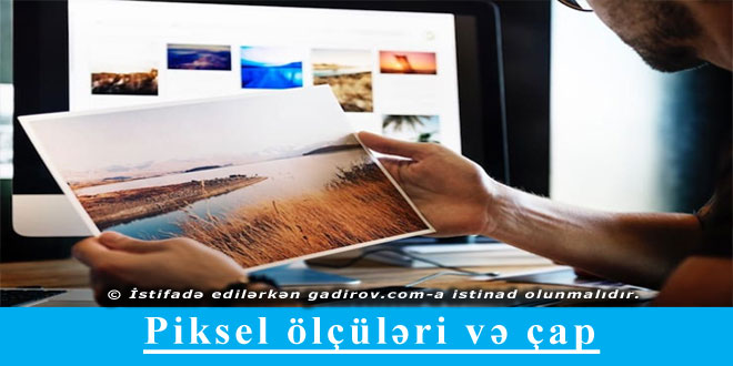 Piksel ölçüləri və çap