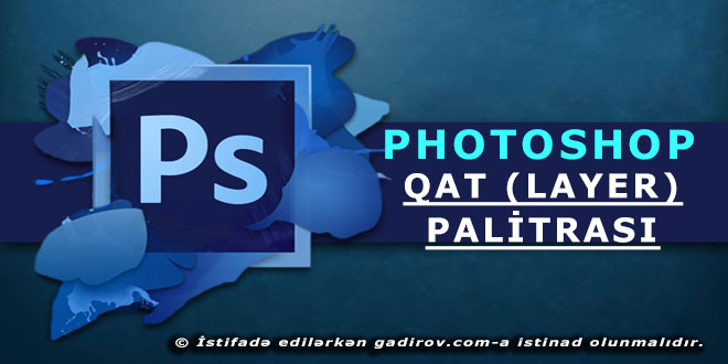 Adobe Photoshop qat (layer) palitrası