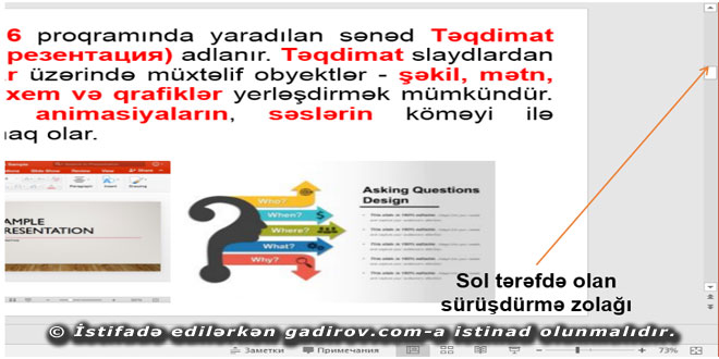 PowerPoint 2016 proqramının təyinatı və interfeysi