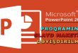 PowerPoint 2016 slayd maketinin dəyişdirilməsi