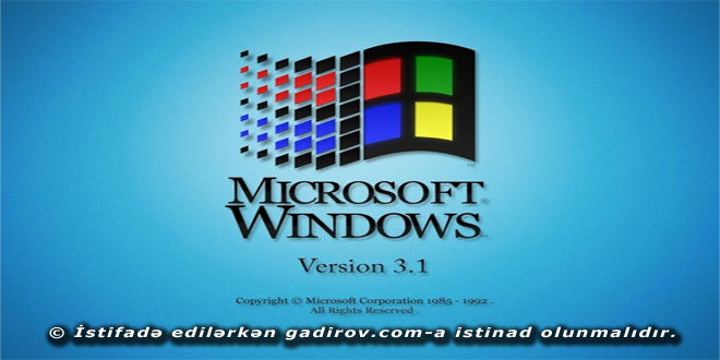 Windows ƏS-nin inkişaf tarixi