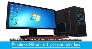 Windows ƏS-nin çatışmayan cəhətləri