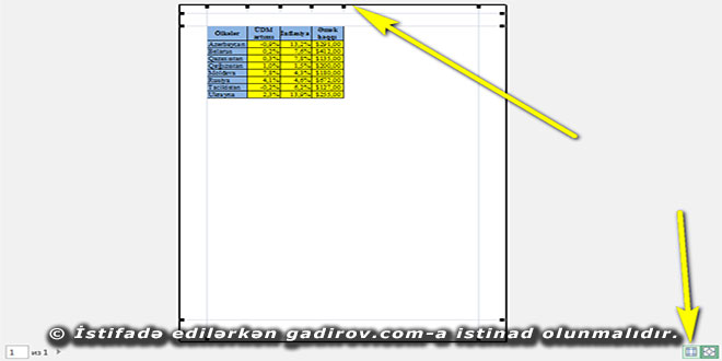 Excel 2016 proqramında kitabın çapa hazırlanması