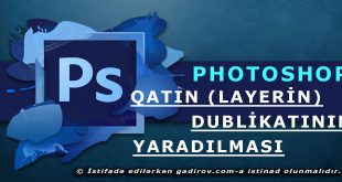 Qatın (layerin) dublikatının yaradılması