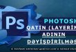 Qatın (layerin) adının dəyişdirilməsi