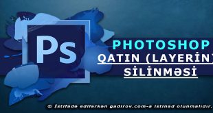 Qatın (layerin) silinməsi