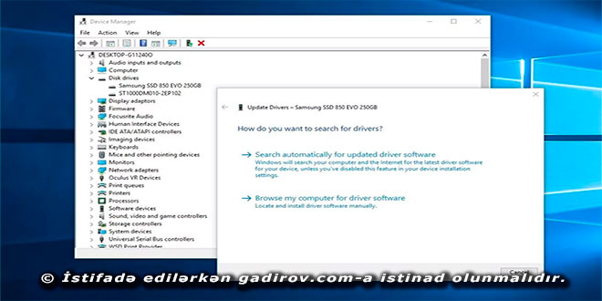Çip drayverinin tapılması və yüklənməsi