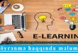 E-öyrənmə haqqında məlumat
