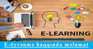 E-öyrənmə haqqında məlumat