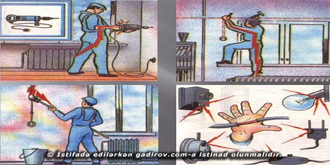 Elektrik cihazlarını cərəyana qoşulması halları