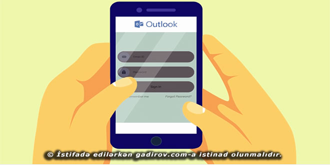 Outlook elektron poçta giriş