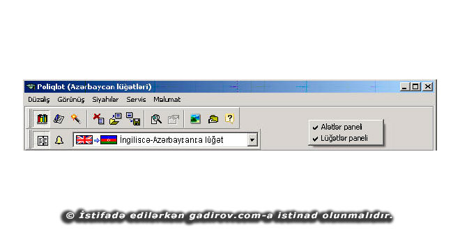Poliqlot tərcümə proqramından istifadə