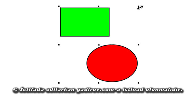 Obyektlərin ölçülərinin dəyişdirilməsi