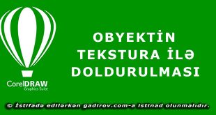Obyektin tekstura ilə doldurulması