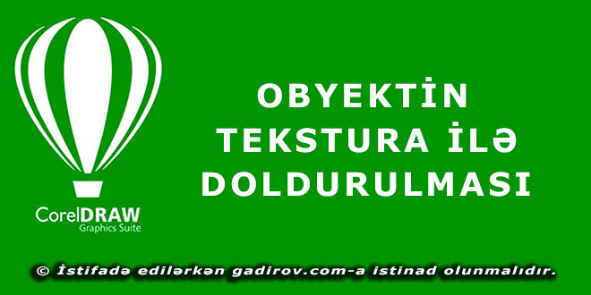 Obyektin tekstura ilə doldurulması