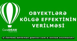 Obyektlərə kölgə effektinin verilməsi