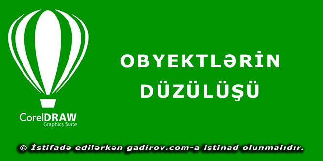 Obyektlərin düzülüşü