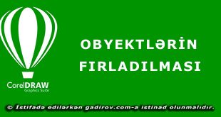 Obyektlərin fırladılması