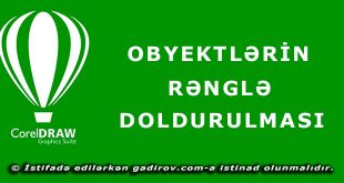 Obyektlərin rənglə doldurulması