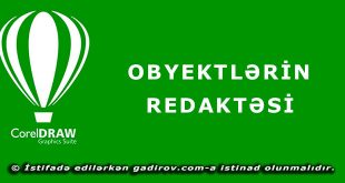 Obyektlərin redaktəsi