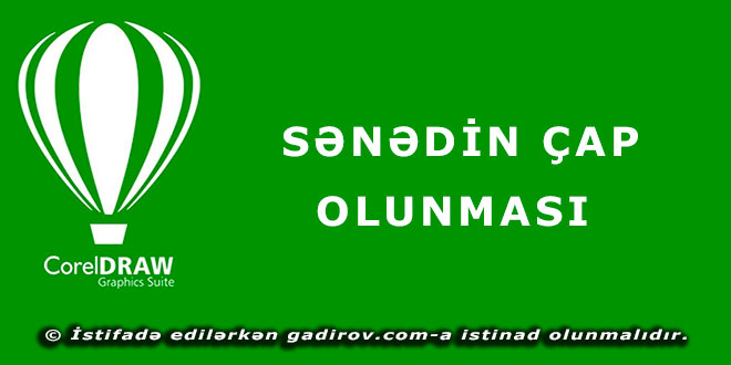 Sənədin çap olunması