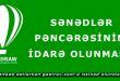 Sənədlər pəncərəsinin idarə olunması