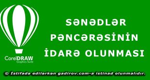 Sənədlər pəncərəsinin idarə olunması