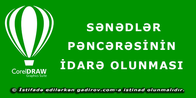 Sənədlər pəncərəsinin idarə olunması