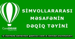 Simvollararası məsafələrin dəqiq təyini