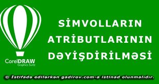 Simvolların atributlarının dəyişdirilməsi