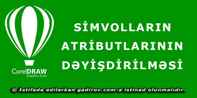 Simvolların atributlarının dəyişdirilməsi