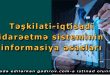 Təşkilati-iqtisadi idarəetmə sisteminin informasiya əsasları